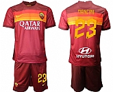 2020-21 Roma 23 MANCINI Home Soccer Jersey,baseball caps,new era cap wholesale,wholesale hats